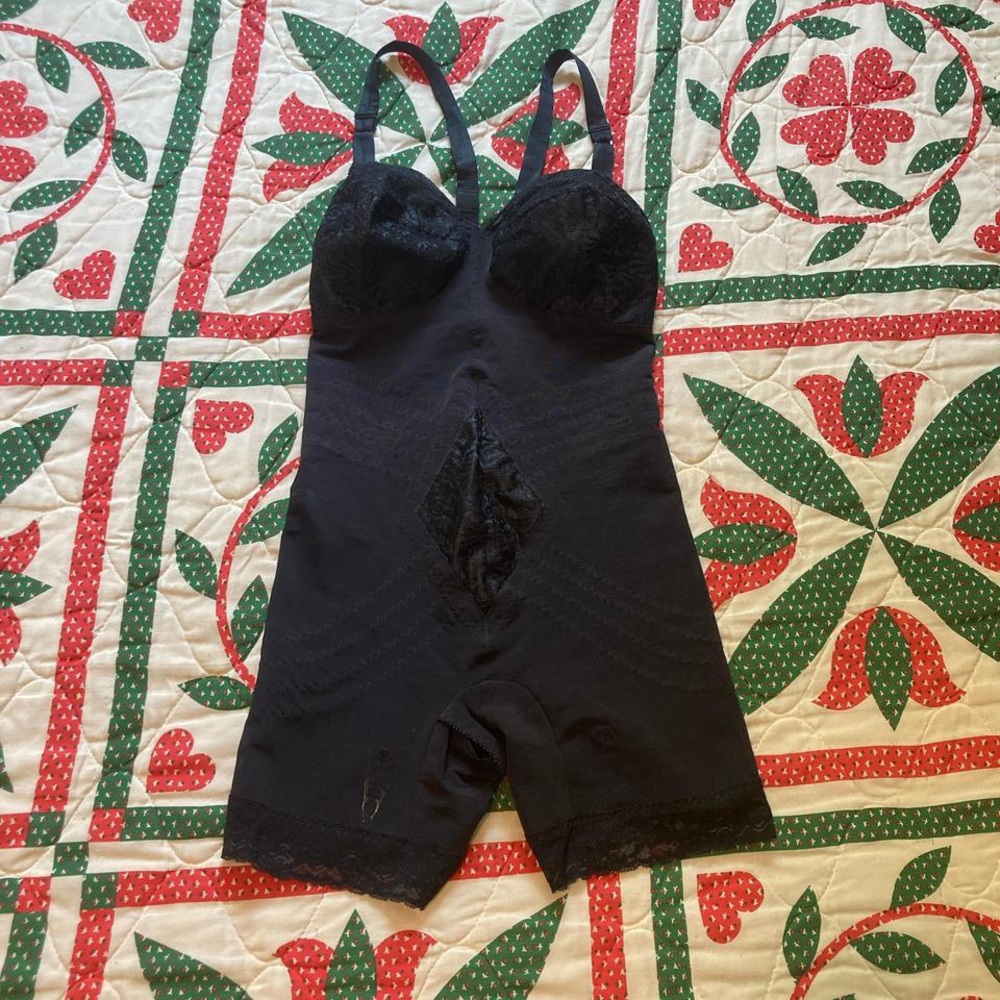 Vintage shapewear romper